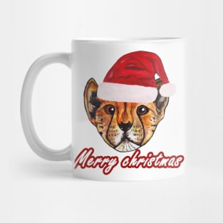 Christmas cheetah Mug